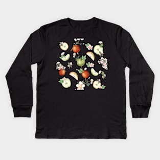 Apple Blossom Whole Foods Kids Long Sleeve T-Shirt